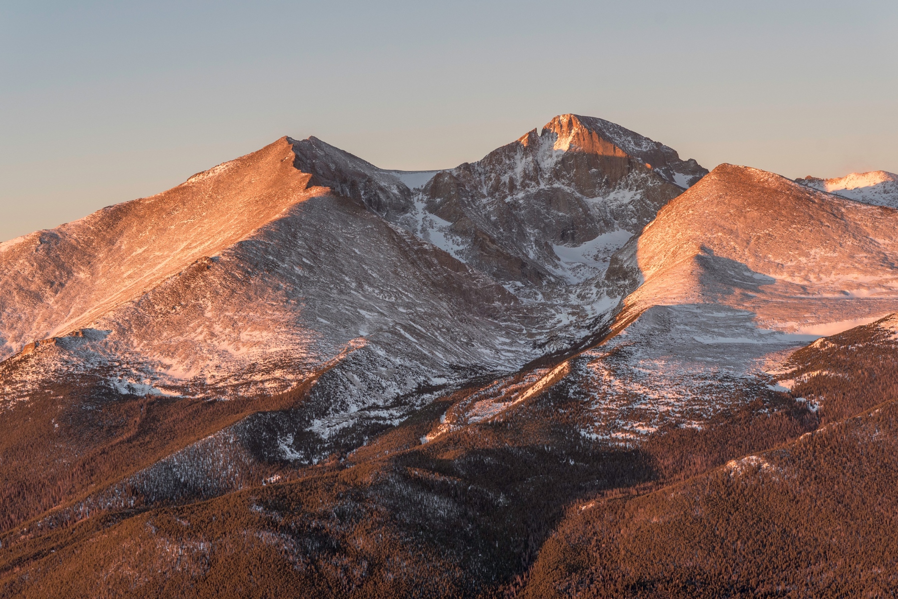 Longs Peak at Sunrise