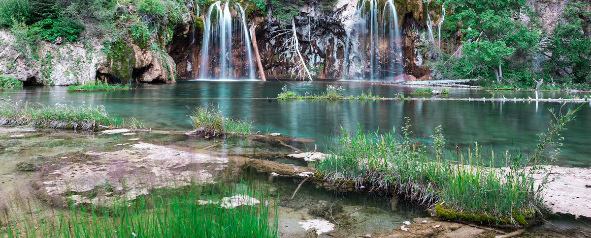Hanging Lake Waterfalls, Glenwood Springs, Colorado, Summer