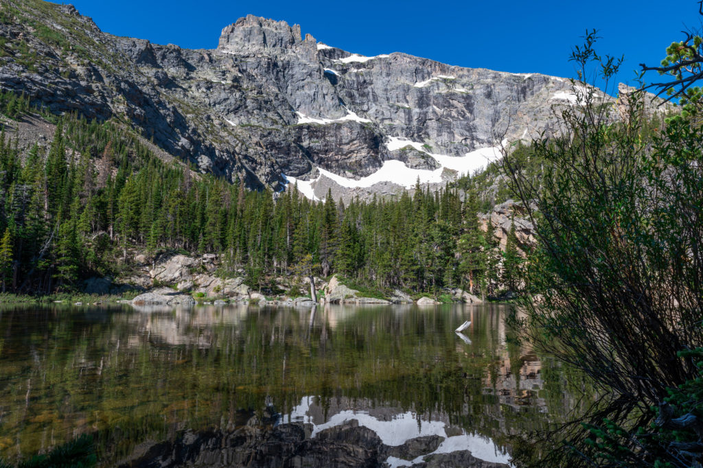 Loomis Lake, (10,240') an alpine lake in Rocky Mountain National Park, Colorado, that is often less visited.