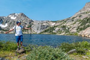 Dave Spates at Bluebird Lake in Rocky Mountain National Park, Colorado, USA