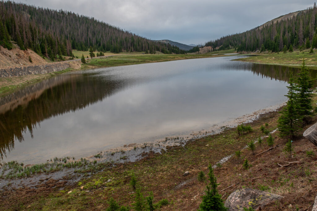 poudre lake at milner pass