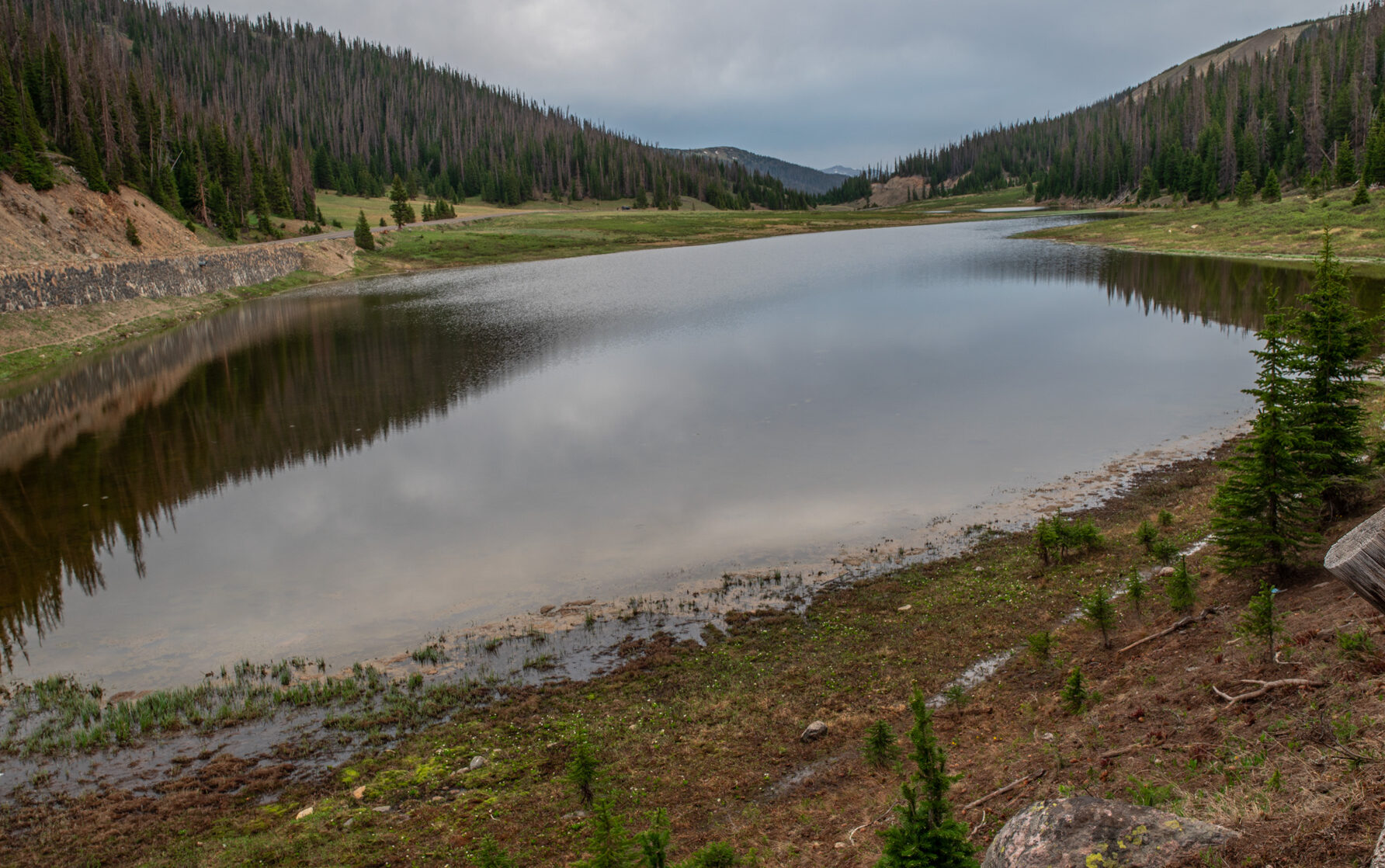poudre lake at milner pass